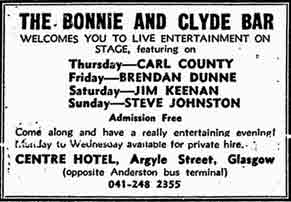Bonnie and Clyde advert 1978