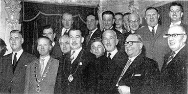 group image of the Burns club with James K Webster and friends 1962.
