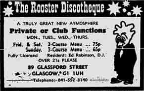 Rooster advert 1974