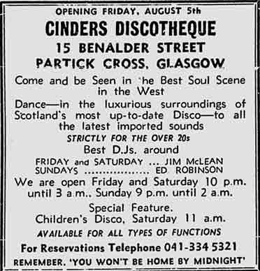Cinders advert 1977