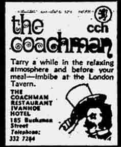 Coachman advert 1970