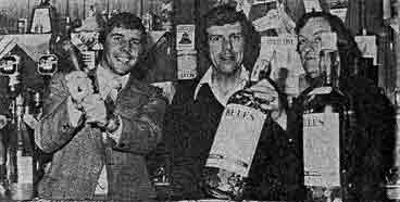 Jim Whyte at the Horseshoe Bar Airdrie 1979