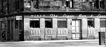 Exterior view of the Logan Bar & Lounge 1960s