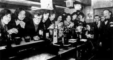 University Bar Glasgow University 1979